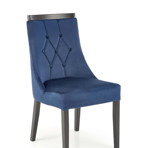 Stilinga juoda lova MONOLITH 09 su smėlio spalvos aksominiu audiniu