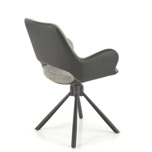 Pasukami modernūs kėdės su audiniu arba eko oda