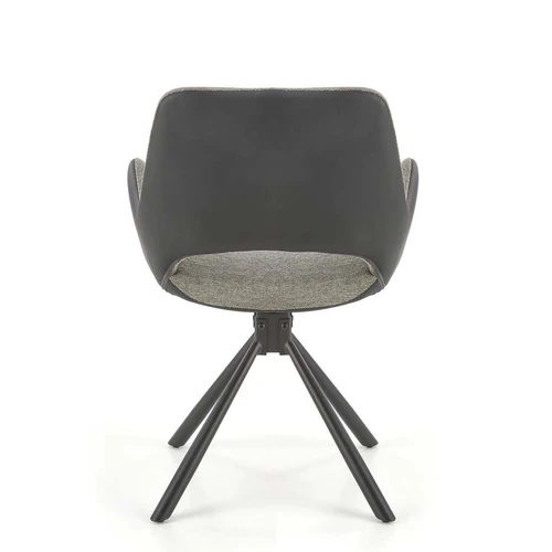 Elegantiškos kėdės su miltelinio plieno pagrindu ir pasukama funkcija