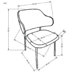 Valgomojo kėdė HA2990 - Kėdės