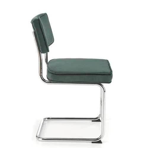 Madinga tamsiai žalia sofė su aksominiu audiniu