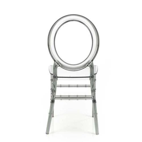 Patogi polikarbonato kėdė, 39x50x89x44 cm, rūkyta