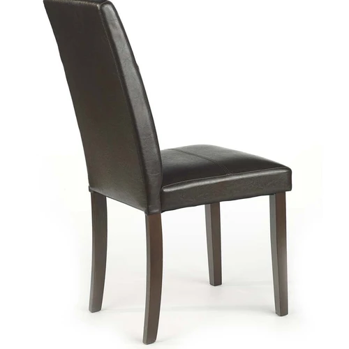 Tamsiai ruda kušetė su minkšta eko oda