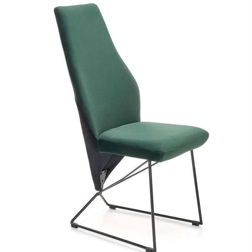 Stilinga sofos lova su aksominiu audiniu ir milteliniu plienu