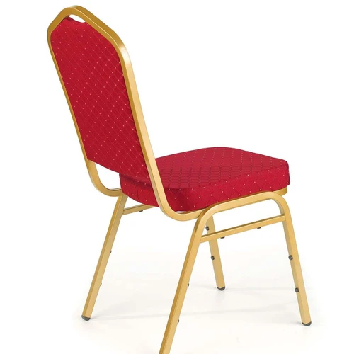 Moderni aukso ir kaštoninės spalvos sofė