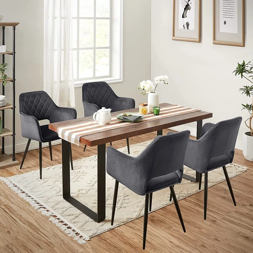 Stilinga kėdė pilkos spalvos, tinkanti bet kuriam kambariui