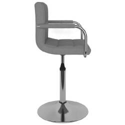 Valgomojo kėdė, šviesiai pilkos spalvos, audinys (334543) - Kėdės