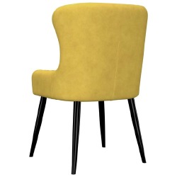 Valgomojo kėdės (2 vnt, geltona sp.) - Kėdės