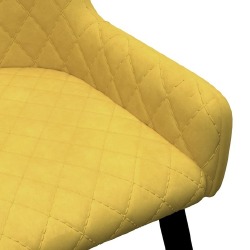 Valgomojo kėdės (2 vnt, geltona sp.) - Kėdės