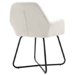 Valgomojo kėdės, 2 vnt., kreminės spalvos - Kėdės