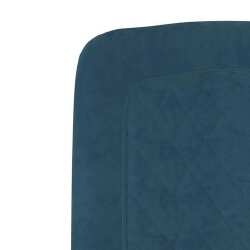 Valgomojo kėdės (2 vnt, mėlynos aksominės) - Kėdės