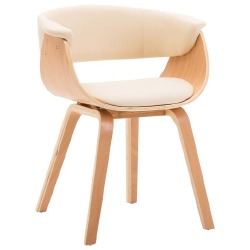 Valgomojo kėdės, 2vnt., dirbtinė oda ir išlenktos medienos rėmas - Kėdės