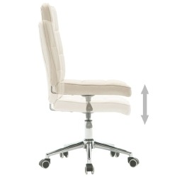 Valgomojo kėdės, 2vnt., kreminės spalvos, audinys - Kėdės
