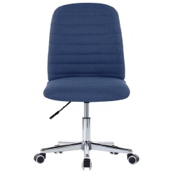 Valgomojo kėdės, 2vnt., mėlynos spalvos audinys - Kėdės