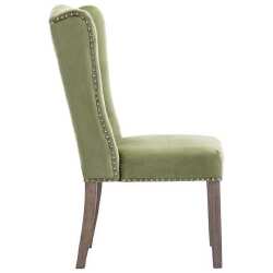 Valgomojo kėdės, 2vnt., šviesiai žalias aksomaa - Kėdės