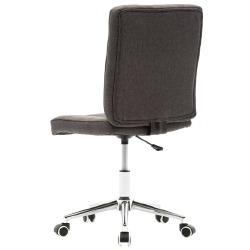 Valgomojo kėdės, 2vnt., tamsiai pilkos spalvos, audinys - Kėdės