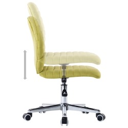Valgomojo kėdės, 2vnt., žalios spalvos, audinys, pasukama - Kėdės