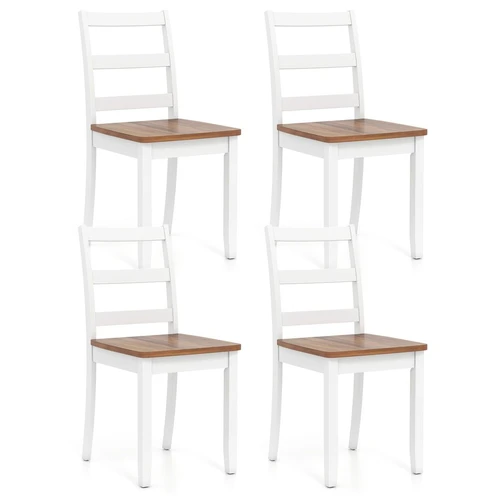 Valgomojo kėdės, 4 vnt, Rudos, 40,64 × 40,64 × 85,09 cm
