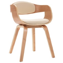 Valgomojo kėdės, 4vnt., išlenkta mediena, dirbtinė oda - Kėdės