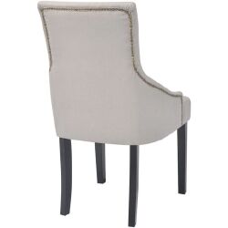 Valgomojo kėdės (4vnt, kreminės pilkos sp.) - Kėdės