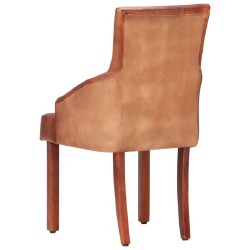 Valgomojo kėdės (4vnt, rudos sp.) - Kėdės