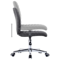 Valgomojo kėdės, 4vnt., tamsiai pilkos, audinys (2x283600) - Kėdės