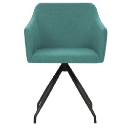 Valgomojo kėdės pasukamos (2 vnt, žalio) - Kėdės