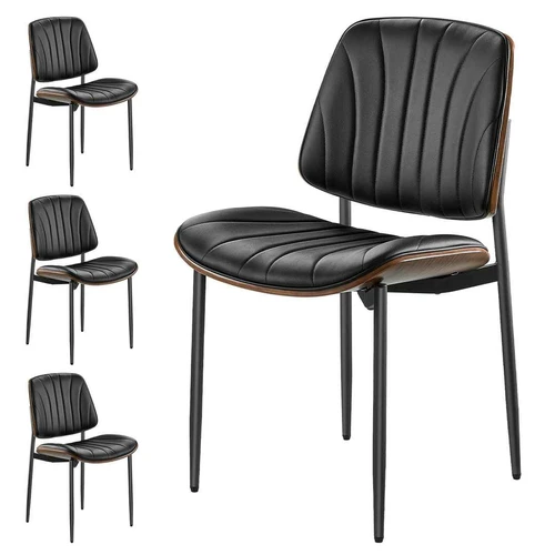 Valgomojo kėdės VEVOR LS-6023A, 4 vnt, 49,5 × 81 × 54,8 cm