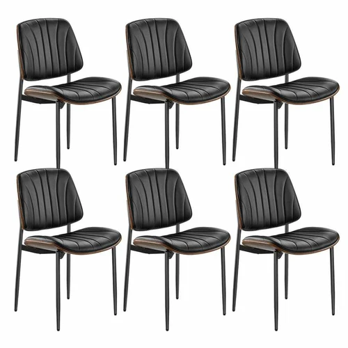 Valgomojo kėdės VEVOR LS-6023A, 6 vnt, 49,5 × 81 × 54,8 cm