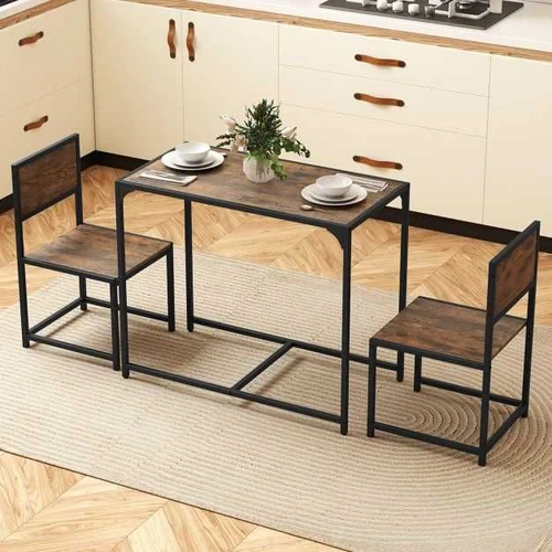 Valgomojo komplektas, 3 dalių, 90 × 76 × 47 cm - Valgomojo komplektai