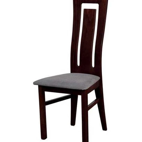 Natūralios medienos kojos ir gobeleno sėdynės valgomojo komplekte