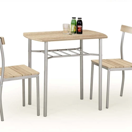 Balto stalo komplektas su MDF stalviršiu