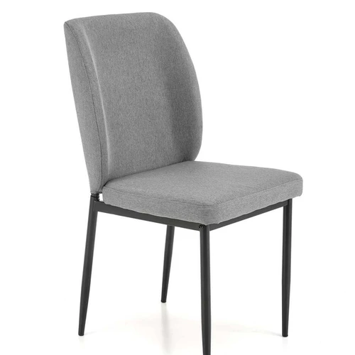 JASPER komplektas: stiklinis stalas ir 4 kėdės, modernus dizainas