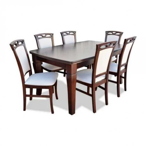 Medinės kojos ir 6 kėdės K12