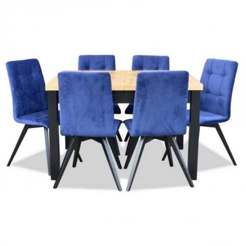 Juodos kojos valgomojo komplektas R112