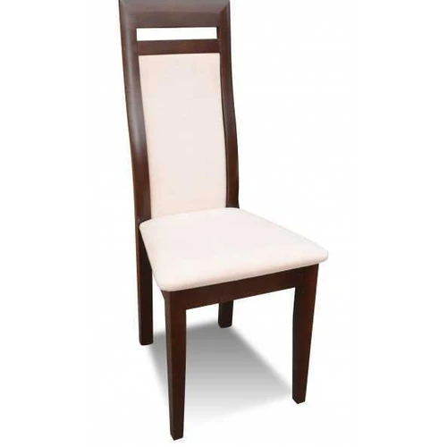 Natūralios medienos kėdės su gobeleno aptaisu