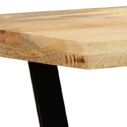 Valgomojo stalas, 120x60x76 cm, mango medienos masyvas - Stalai