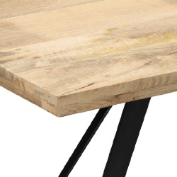 Valgomojo stalas, 140x80x76cm, mango medienos masyvas - Stalai