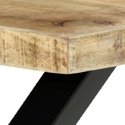 Valgomojo stalas, 180x90x76 cm, mango medienos masyvas - Stalai