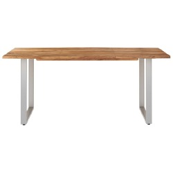 Valgomojo stalas 180x90x76cm, akacijos medienos masyvas - Stalai