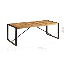 Valgomojo stalas (220x100 cm) - Stalai
