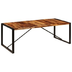 Valgomojo stalas, 220x100x75cm, medienos masyvas