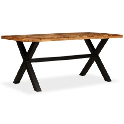 Valgomojo stalas, akacijos ir mango mediena, 180x90x76cm - Stalai