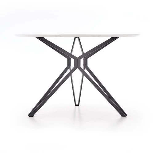 Baltas stalviršis su juodu rėmu, 120x76 cm