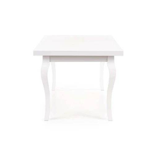 Prailginamas stalas su ABS briaunomis, balta spalva, 160-240 cm