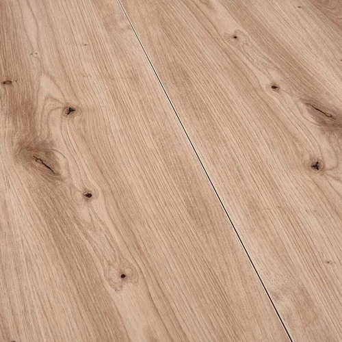 Prailginamas stalas 102-142 cm, juodos kojos ir amatinis ąžuolo viršus