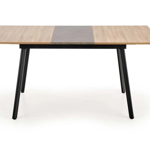 Stalas su pailginimu, juodos kojos ir aukštos kokybės medžiagos