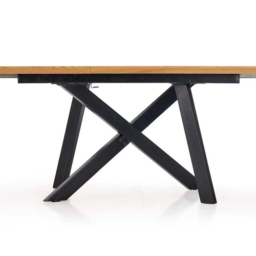 Stalas su miltelinio plieno pagrindu, 90 cm pločio