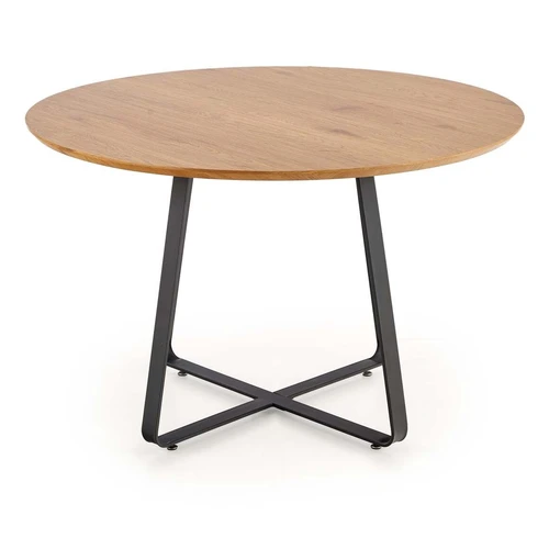 Modernus stalas laminuotu MDF ir plieno kombinacija