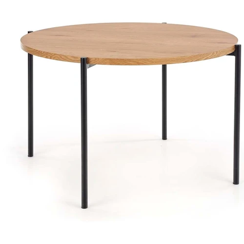 Aukštos kokybės apvalus stalas su miltelinio plieno kojomis